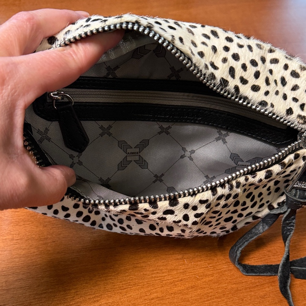 Aimee Kestenberg Hair Calf Leather Waist Bag - Picture 2 of 4